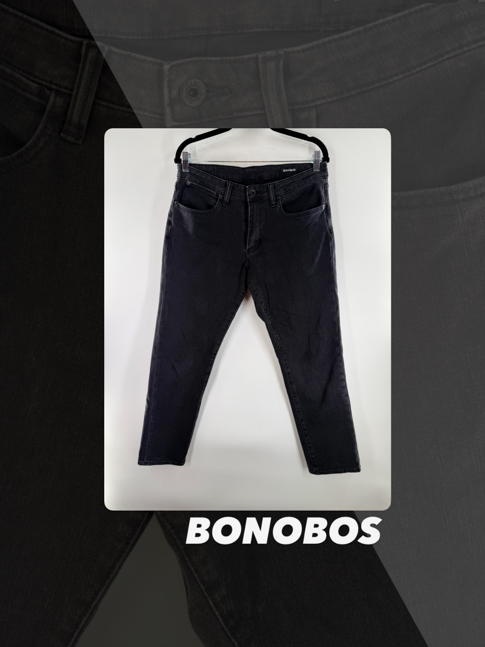 EUC Bonobos Black Slim Jeans